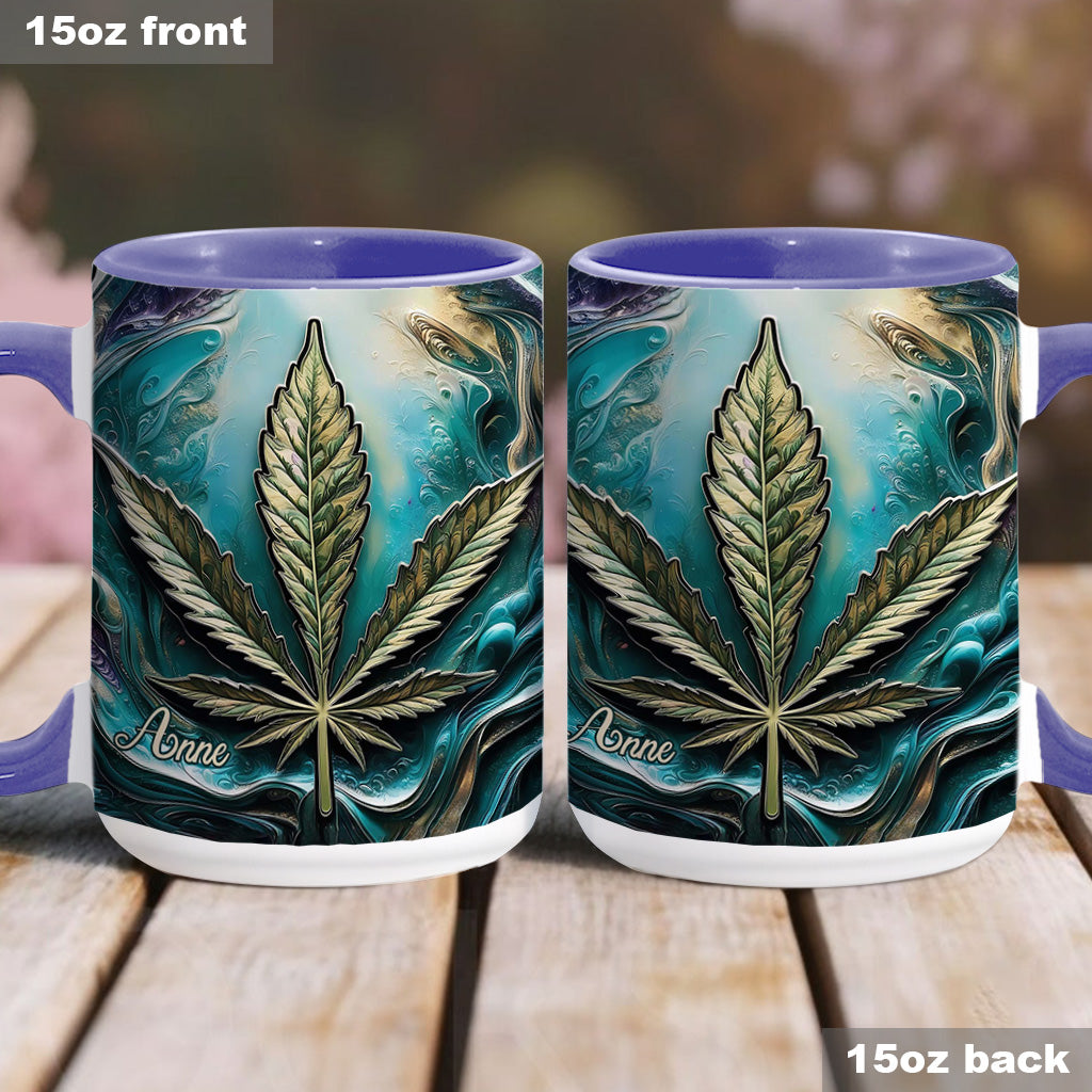 Psychedelic - Personalized Weed Accent Mug