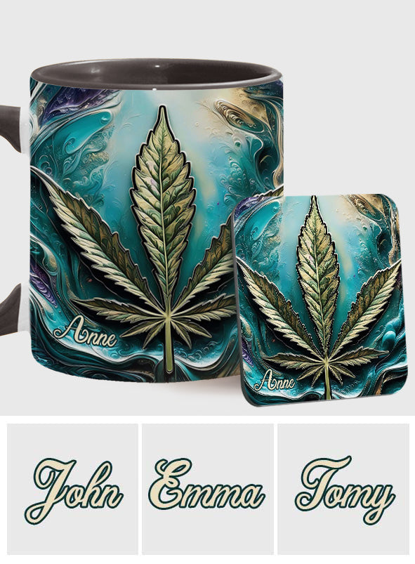 Psychedelic - Personalized Weed Accent Mug