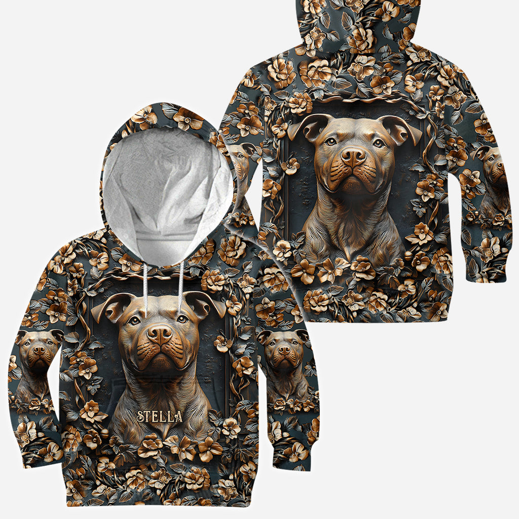 Strong Pitbull - Personalized Dog All Over Shirt