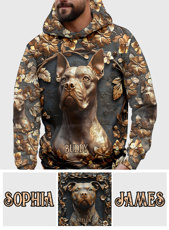 Strong Pitbull - Personalized Dog All Over Shirt