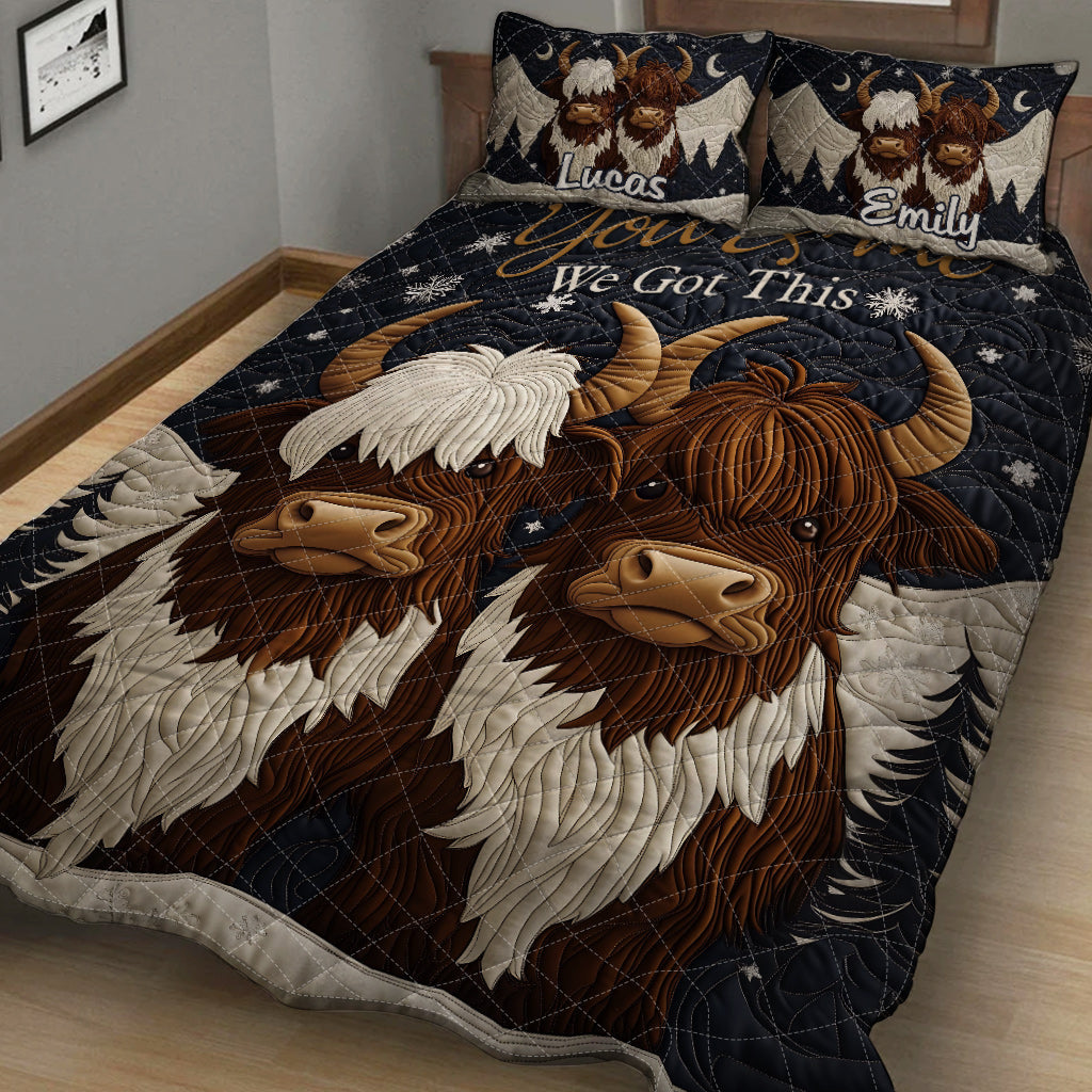 You And Me We Got This - Personalized Quilt Set
