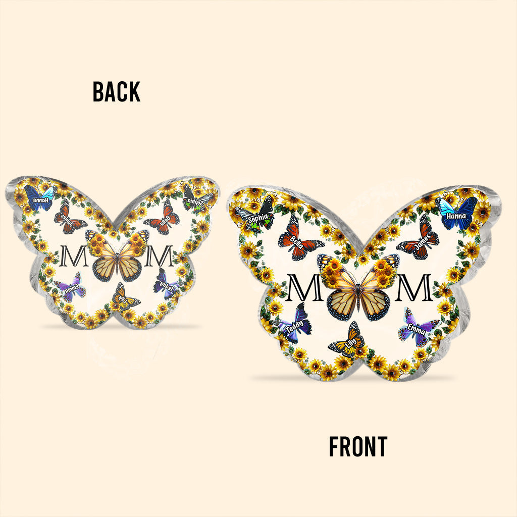 Butterfly Mother - Personalized Mother Custom Shaped Acrylic Plaque