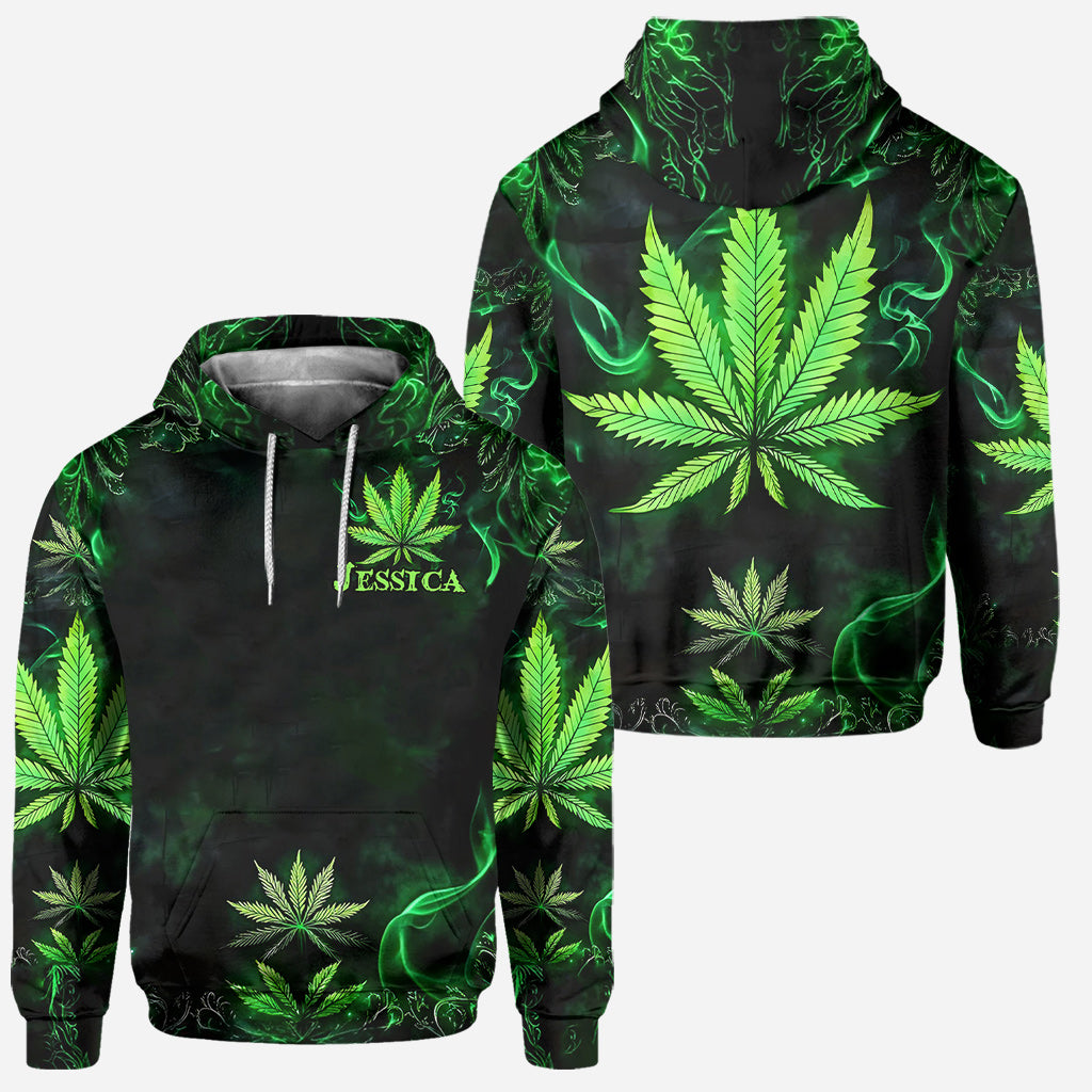 Stoner Chick - Personalized Weed Hoodie and Leggings