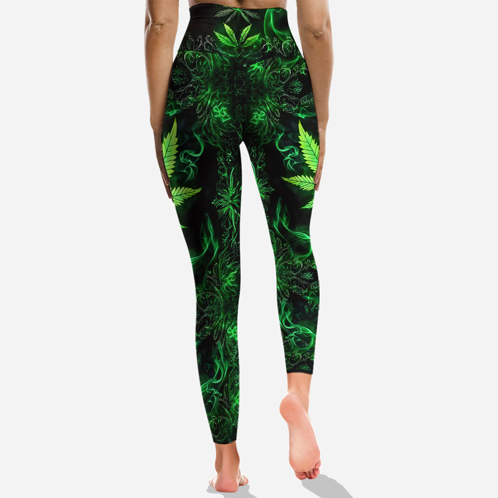 Stoner Chick - Personalized Weed Hoodie and Leggings