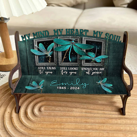 My Heart Still Looks For You - Personalized Memorial Wooden Bench