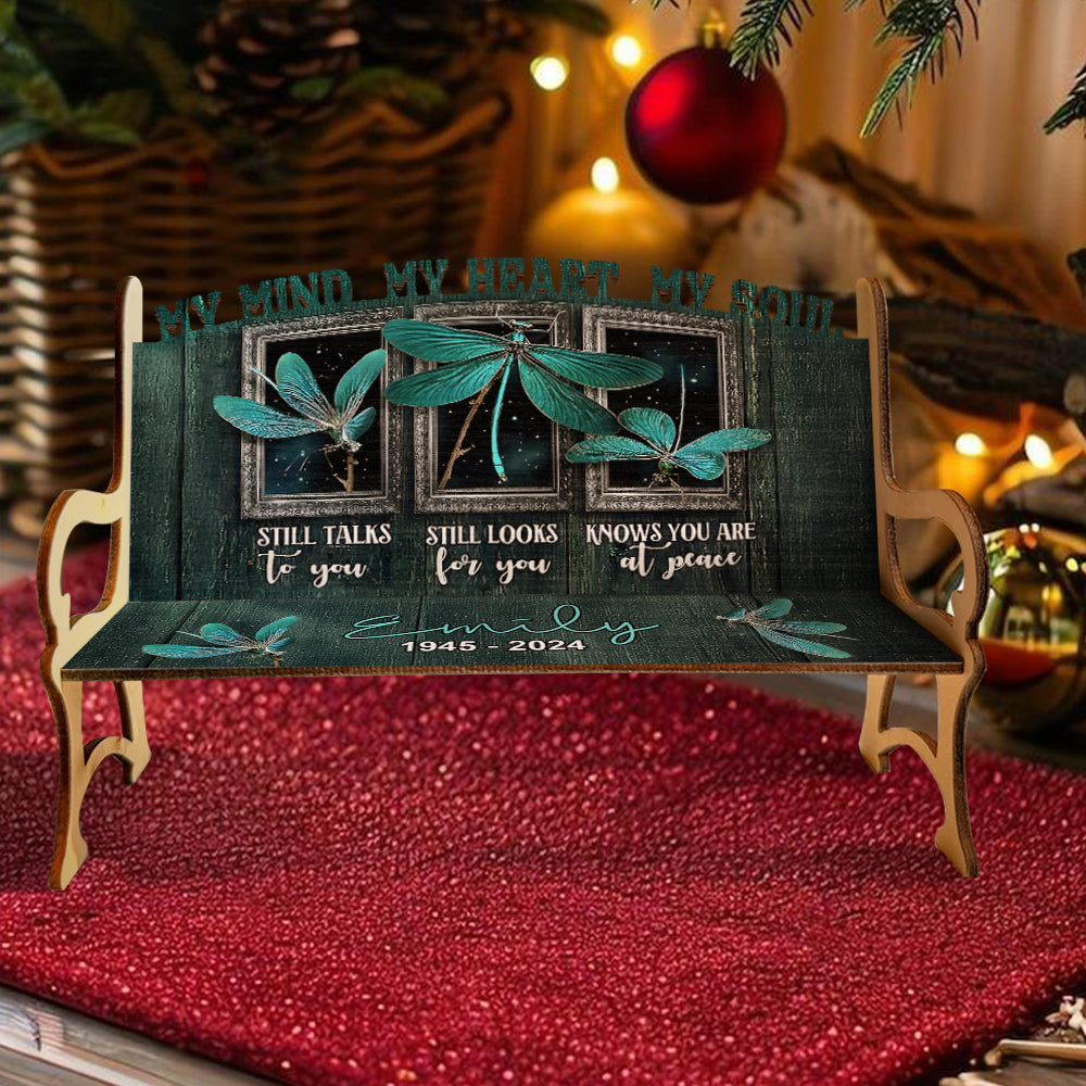 My Heart Still Looks For You - Personalized Memorial Wooden Bench