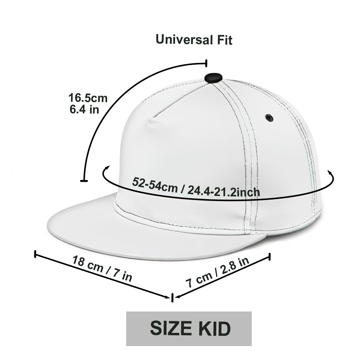 Boy's Cool Monster Truck Print Hat - Personalized Kid Snapback