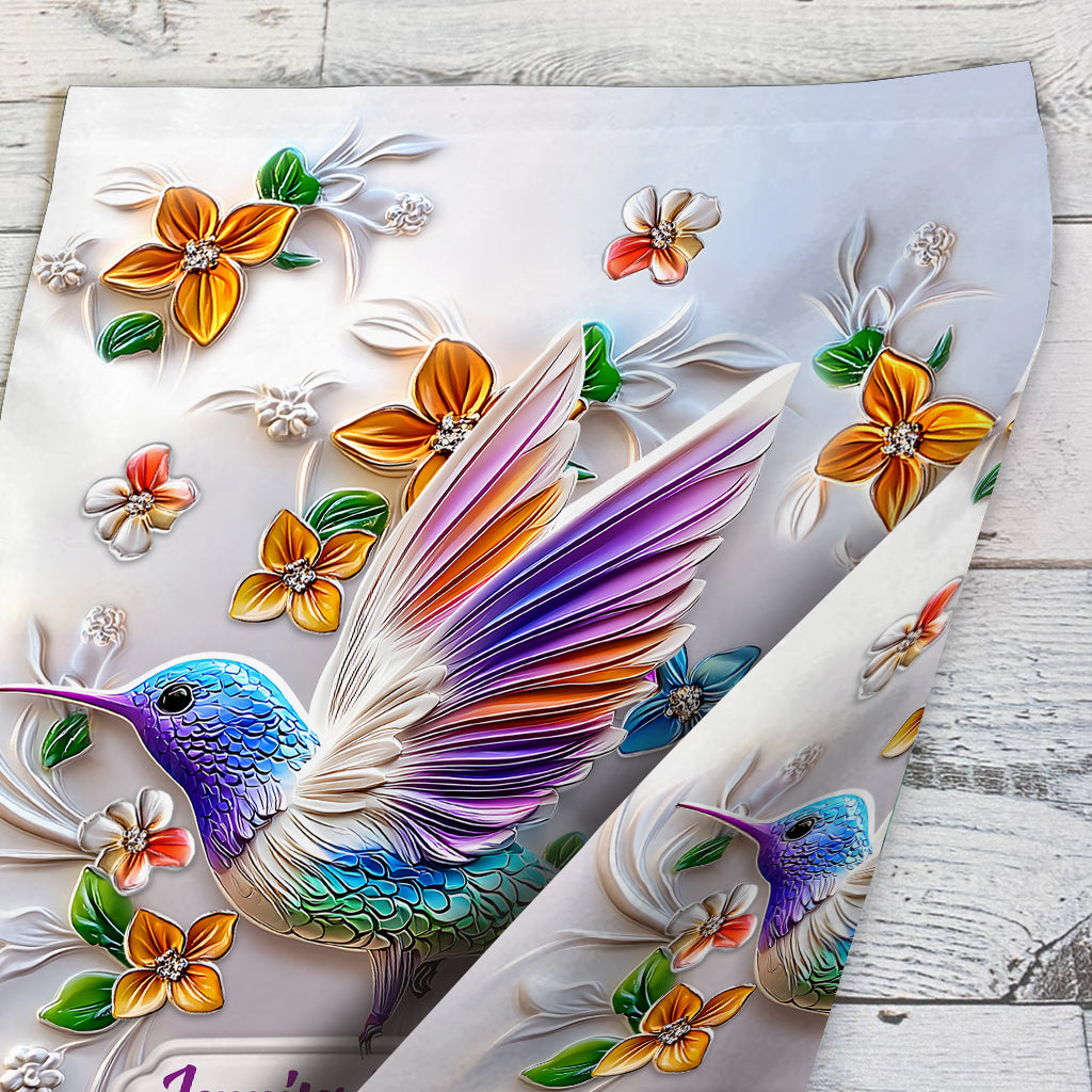 Stunning Butterfly Dragonfly Bee Hummingbird - Personalized Gardening Garden Flag