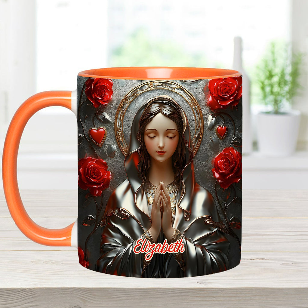 Divine Grace Of The Catch - Personalized Christian Accent Mug