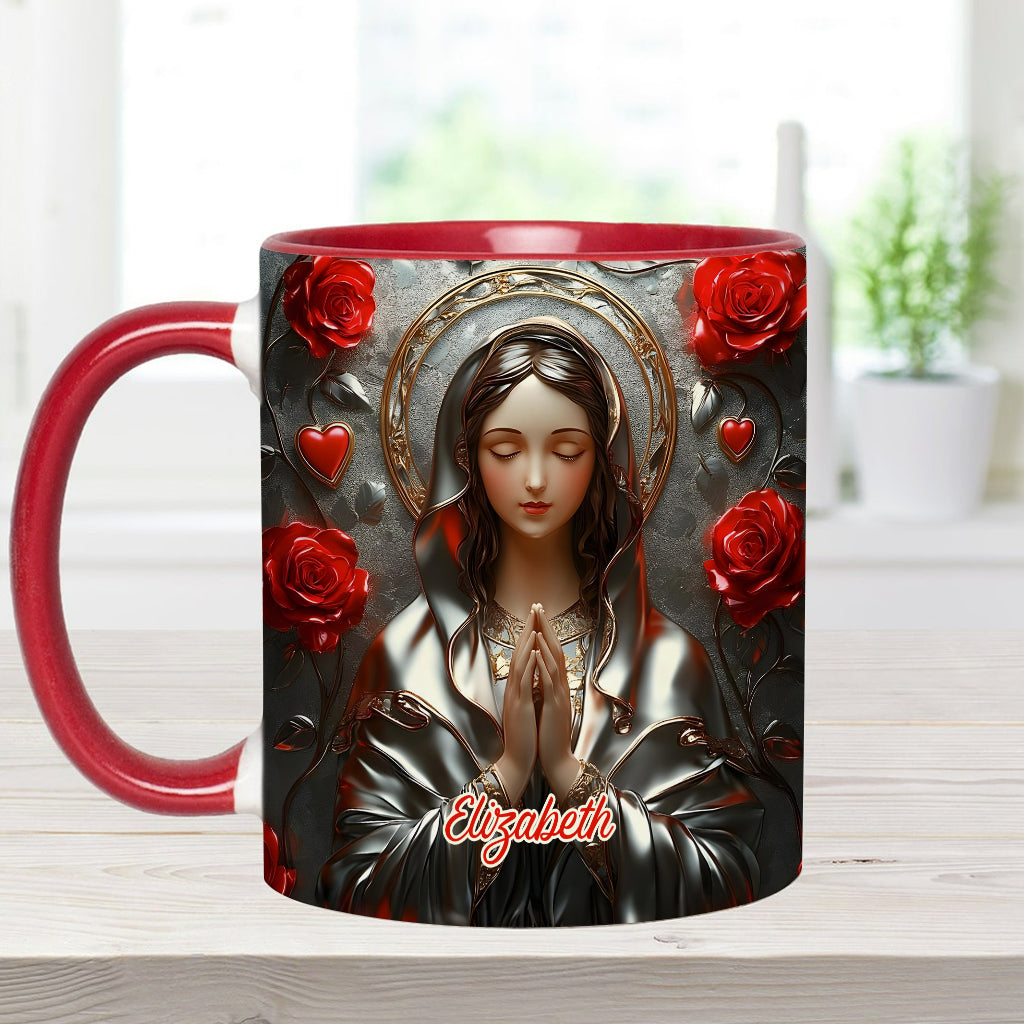 Divine Grace Of The Catch - Personalized Christian Accent Mug