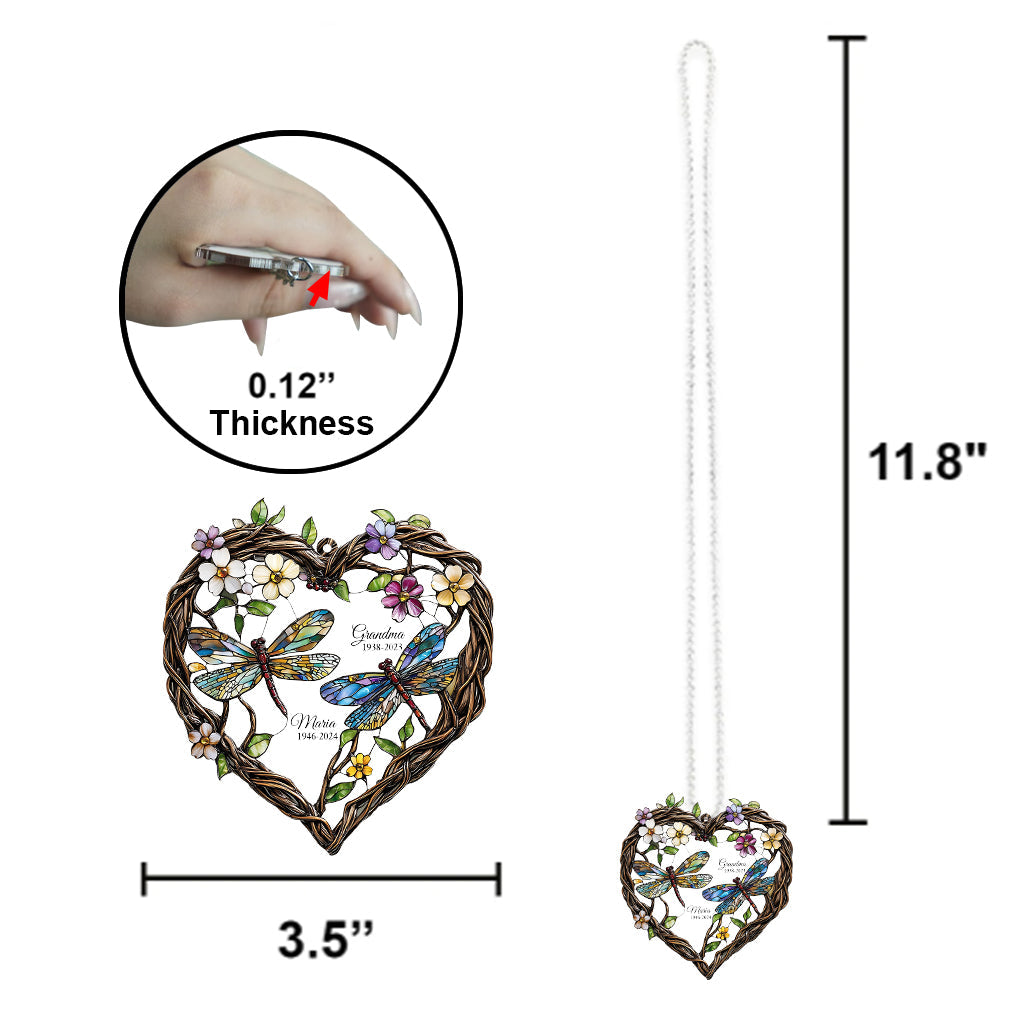 Always With You - Personalized Memorial Car Ornament