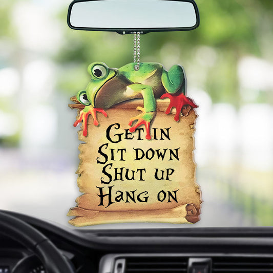 Love Frogs - Frog Car Ornament