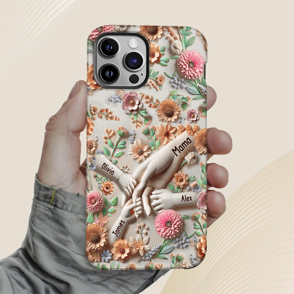 Hold Our Hands - Personalized Mother Full Print Phone Case