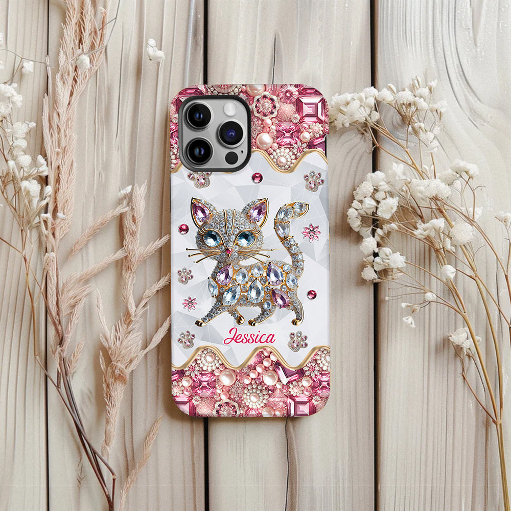 Just A Girl Who Loves Cats - Personalized Cat Full Print Phone Case
