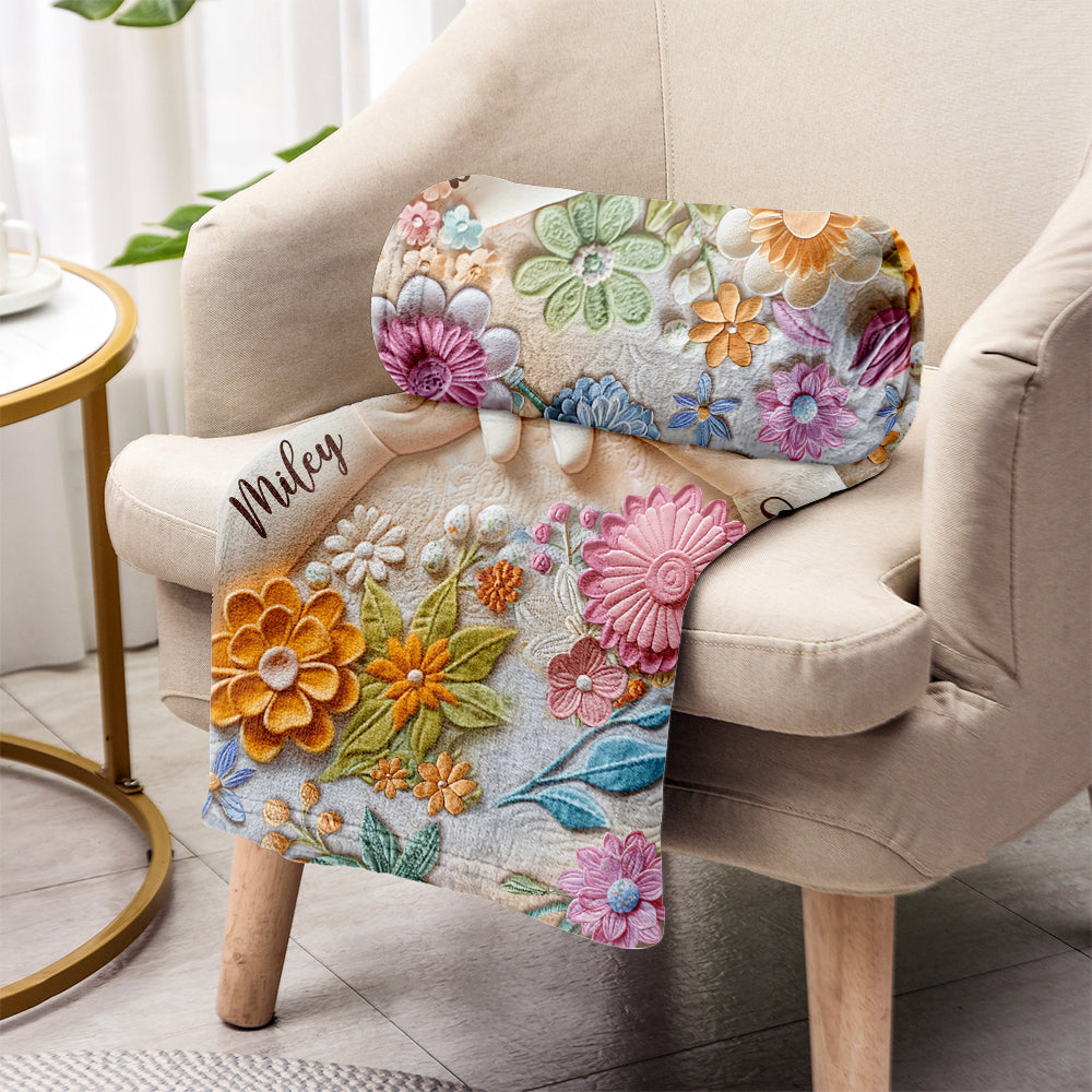 Hold Our Hands - Personalized Mother Blanket