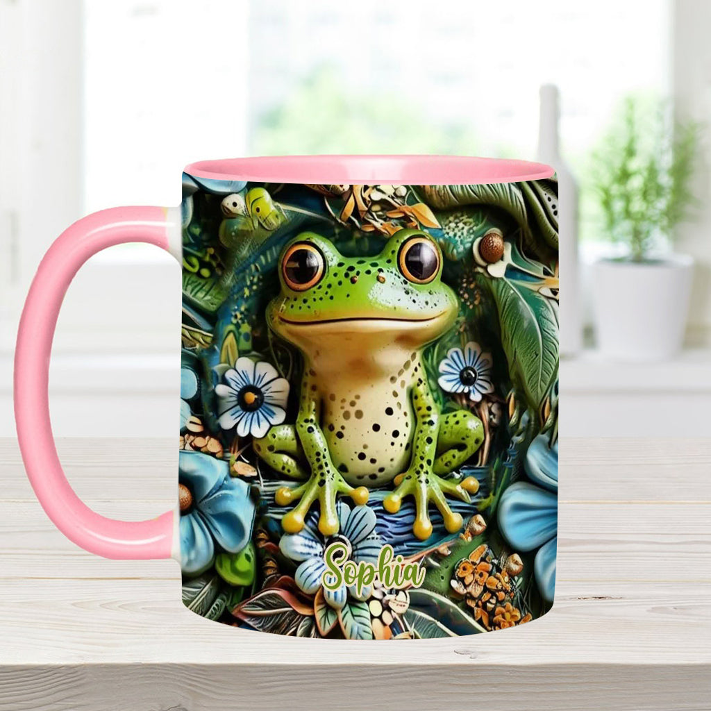 Love Frogs - Personalized Frog Accent Mug