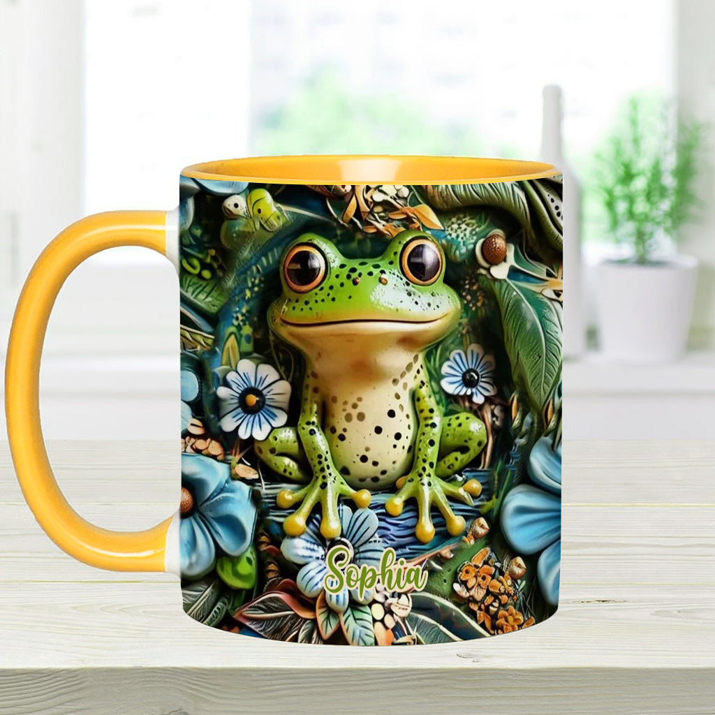 Love Frogs - Personalized Frog Accent Mug