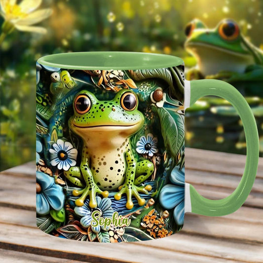 Love Frogs - Personalized Frog Accent Mug