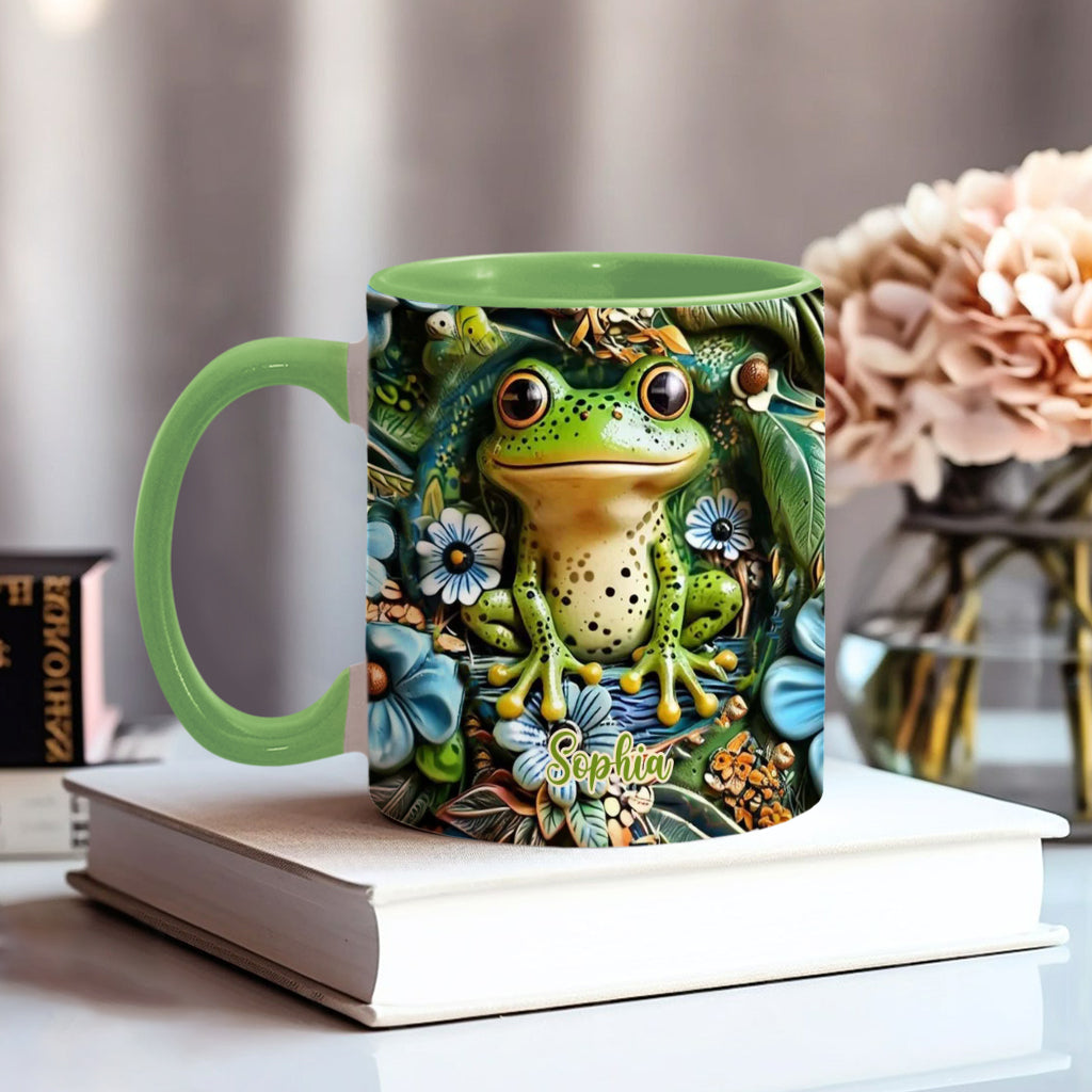 Love Frogs - Personalized Frog Accent Mug
