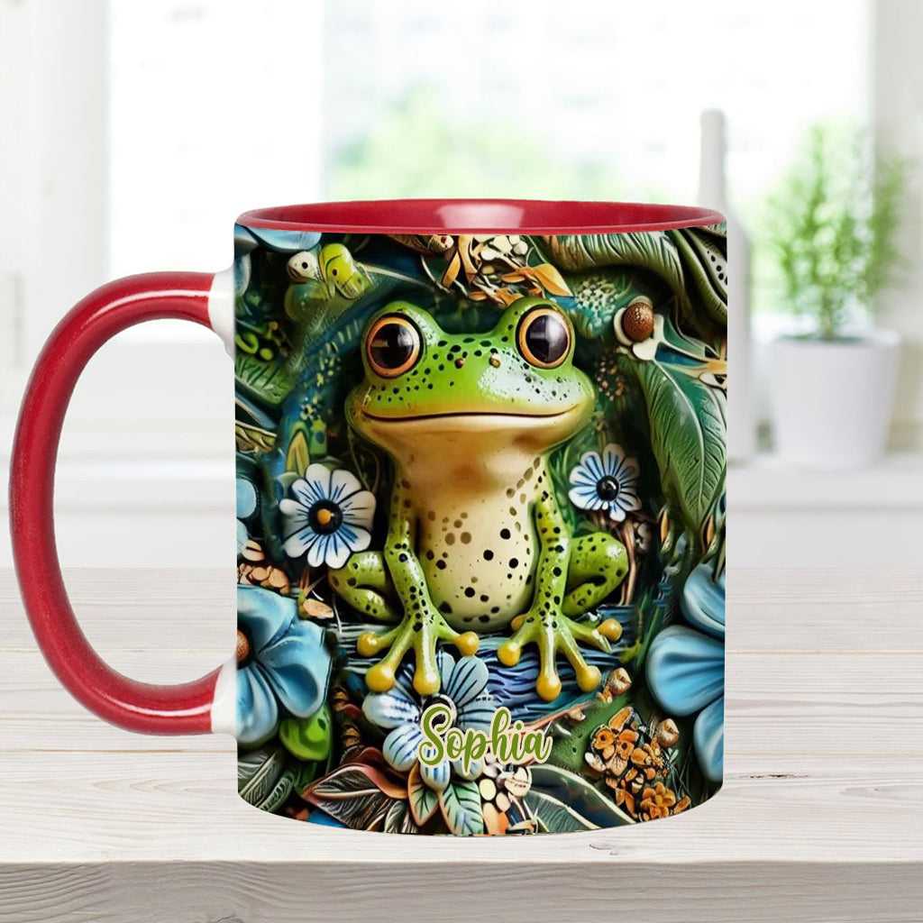 Love Frogs - Personalized Frog Accent Mug