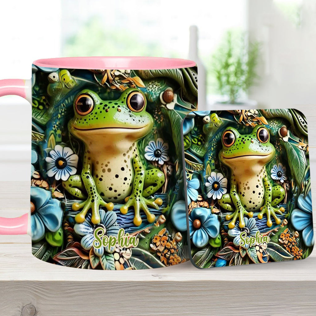 Love Frogs - Personalized Frog Accent Mug