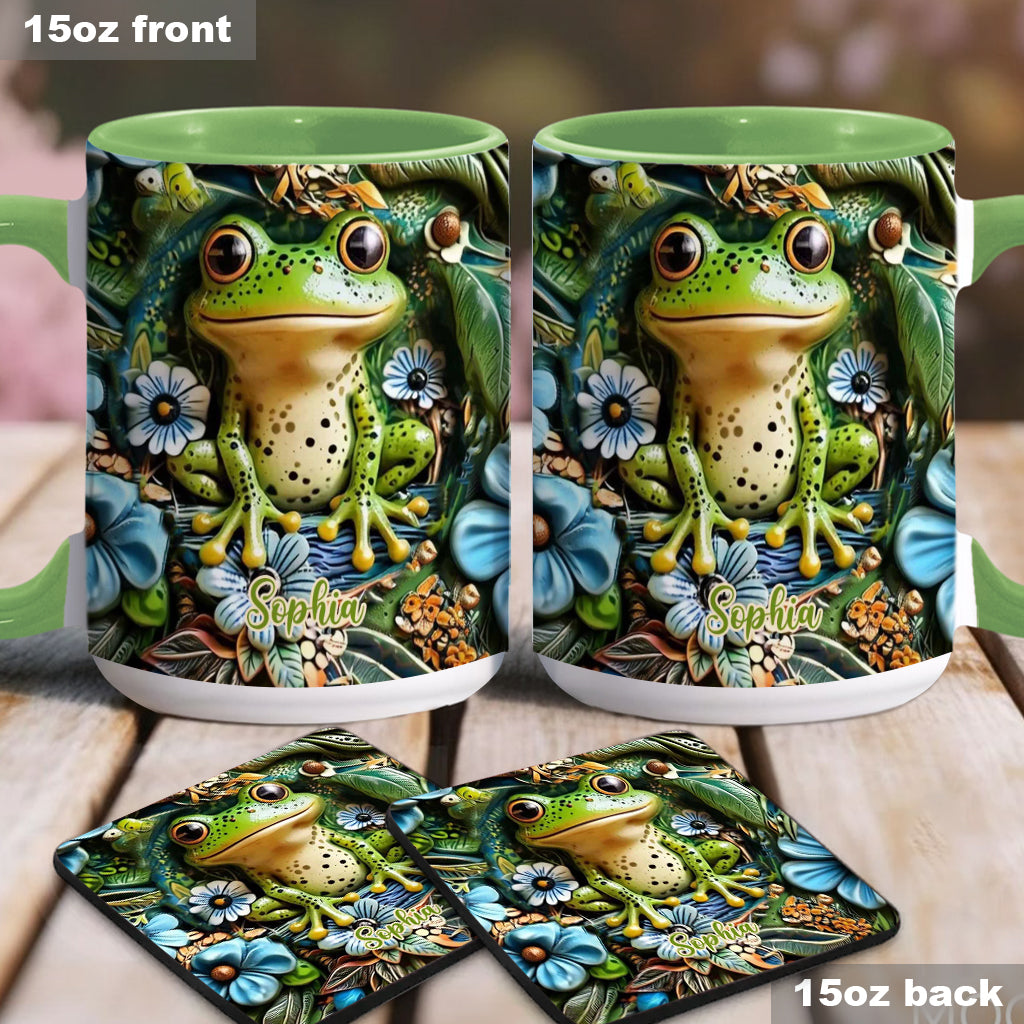 Love Frogs - Personalized Frog Accent Mug
