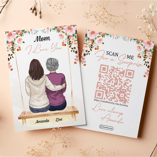 I Love You - Personalized QR Greeting Card