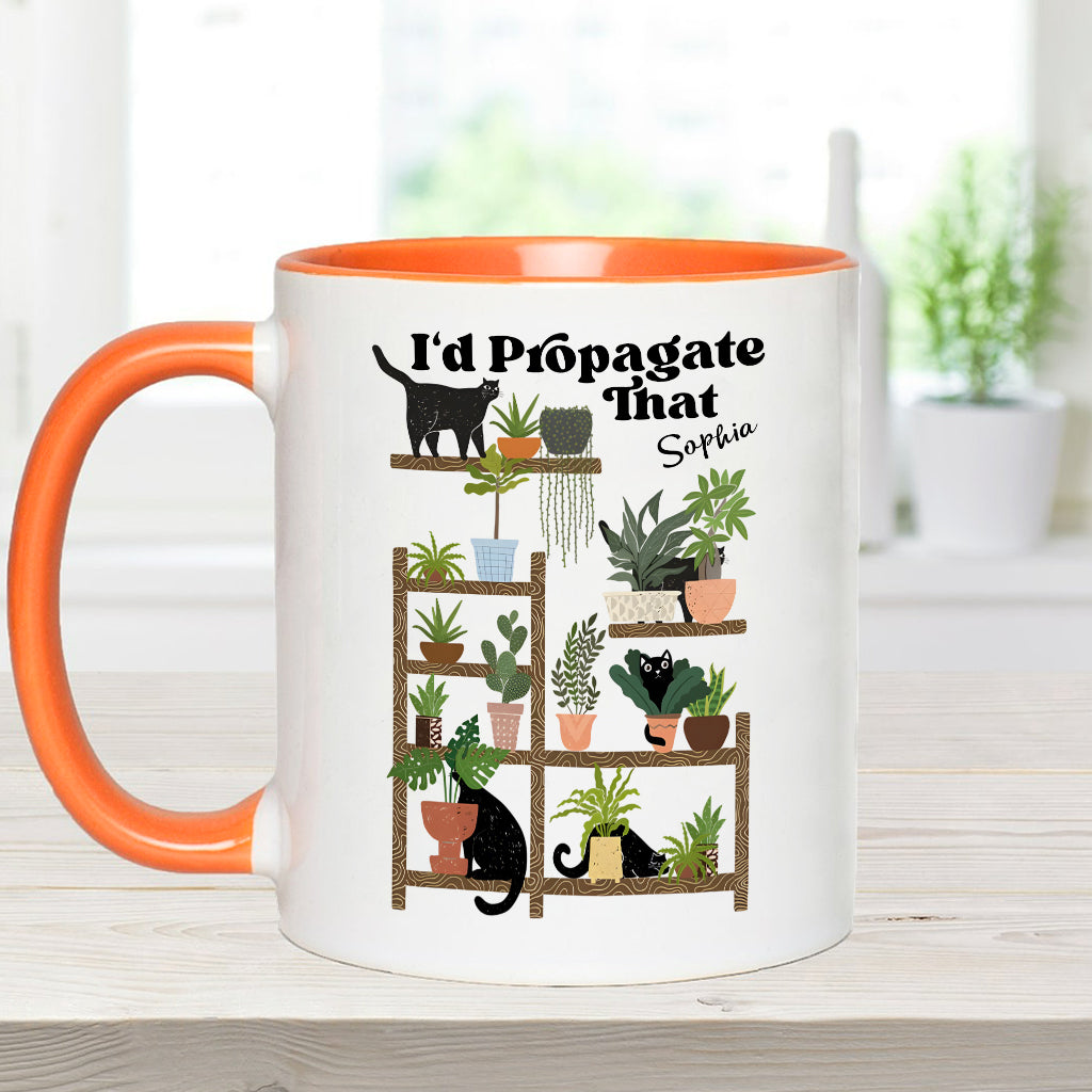 I'd Propagate That - Personalized Gardening Accent Mug
