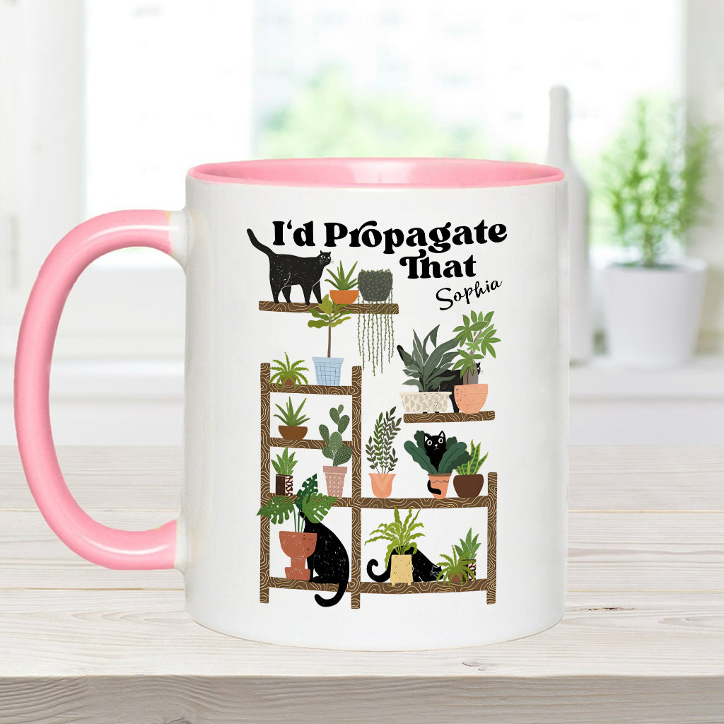 I'd Propagate That - Personalized Gardening Accent Mug