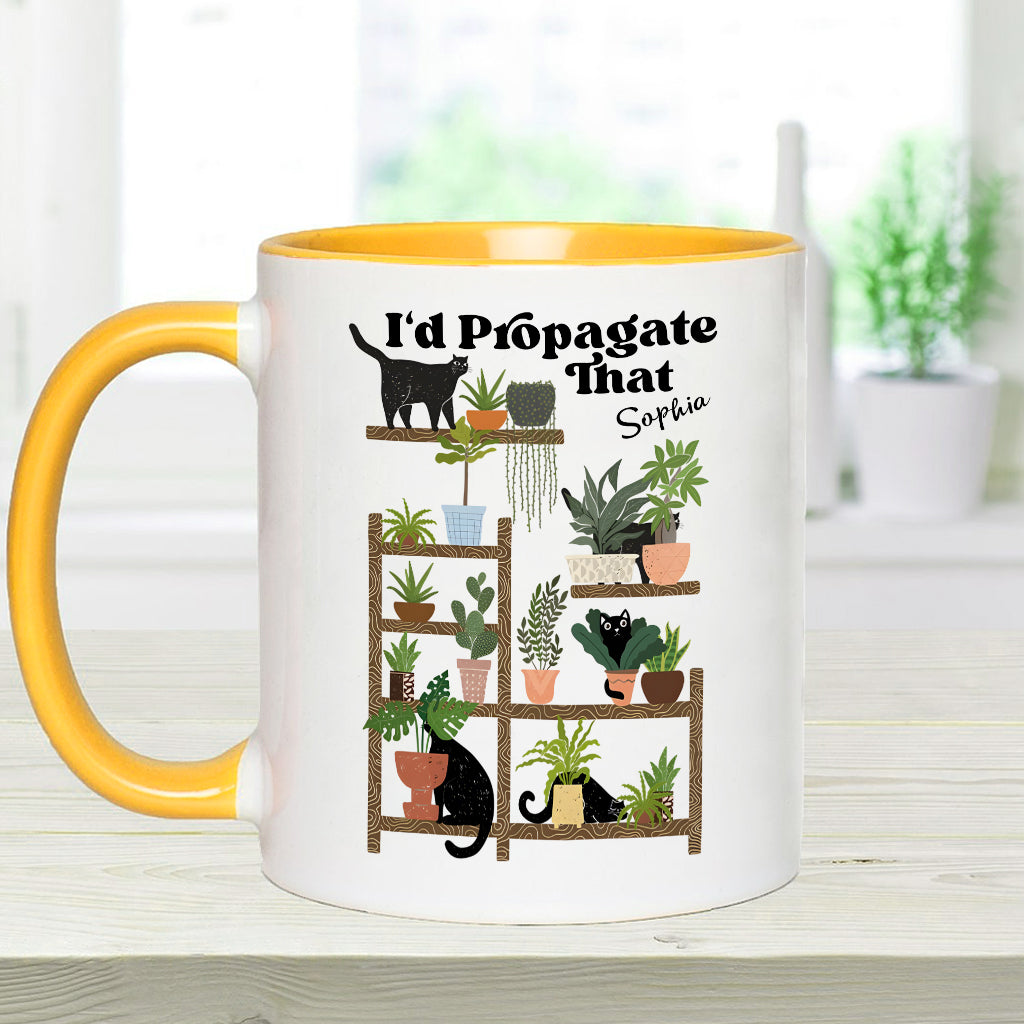 I'd Propagate That - Personalized Gardening Accent Mug