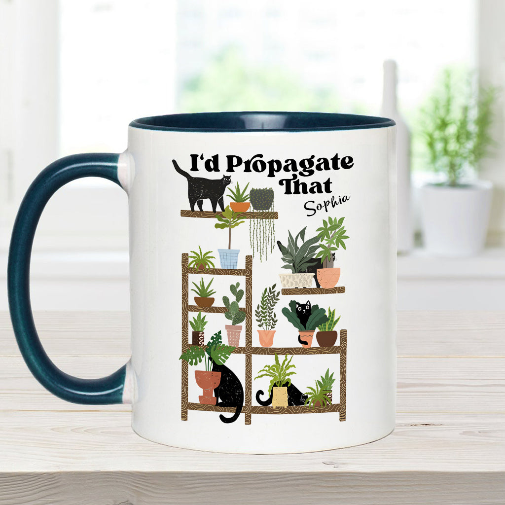 I'd Propagate That - Personalized Gardening Accent Mug