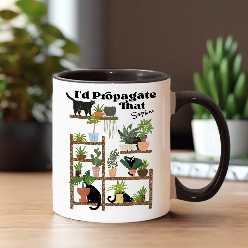 I'd Propagate That - Personalized Gardening Accent Mug