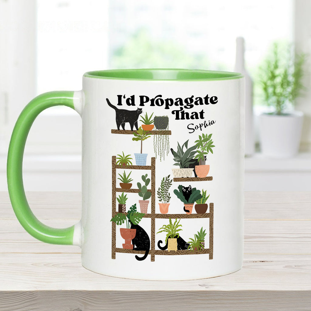 I'd Propagate That - Personalized Gardening Accent Mug