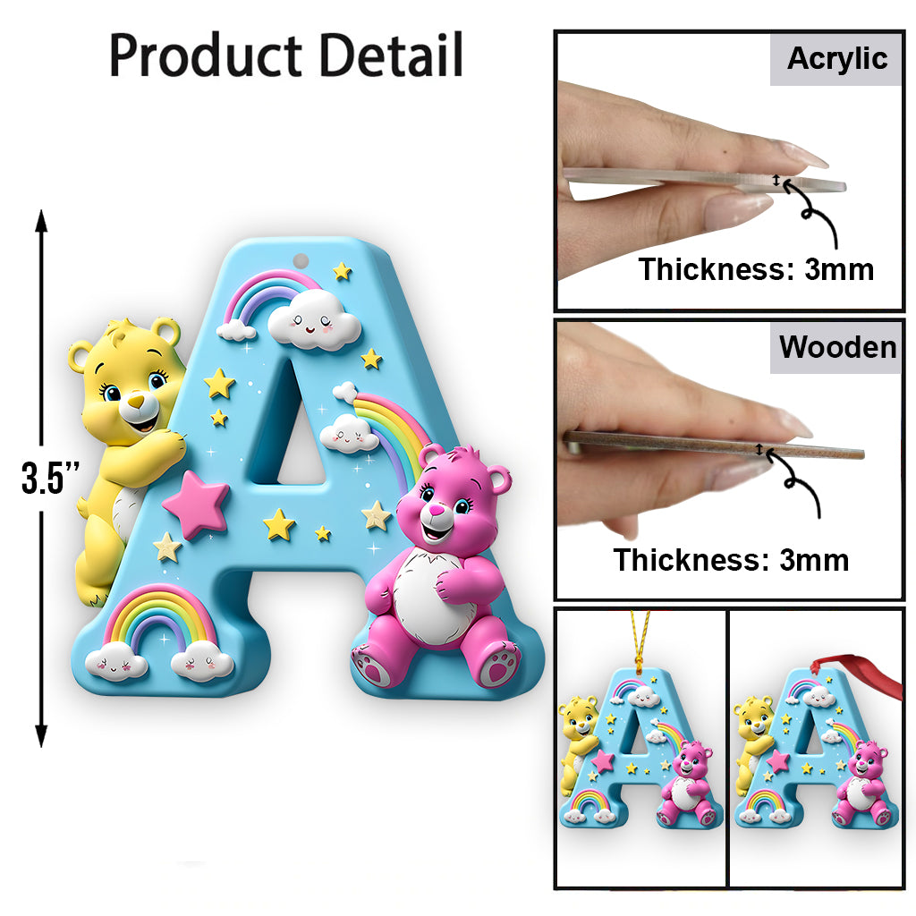 Cute Bears - Personalized Kid Ornament