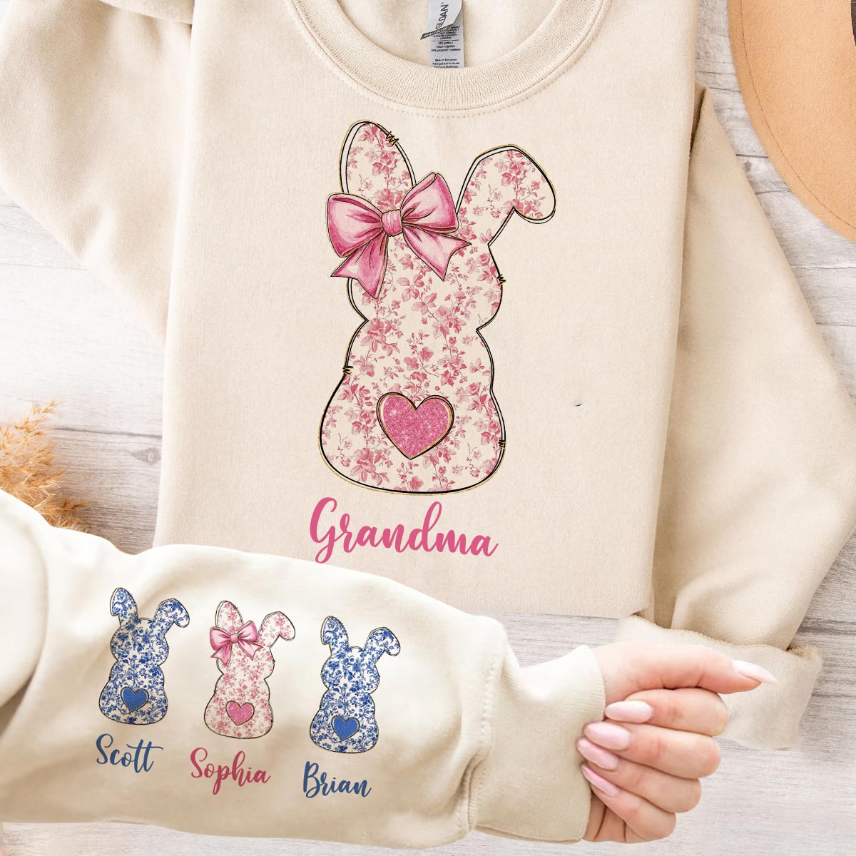 Grandma's Peeps - Personalized Grandma All Over Shirt