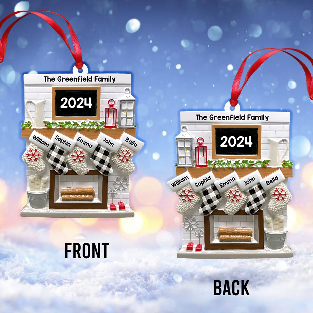 Merry Christmas - Personalized Family Ornament