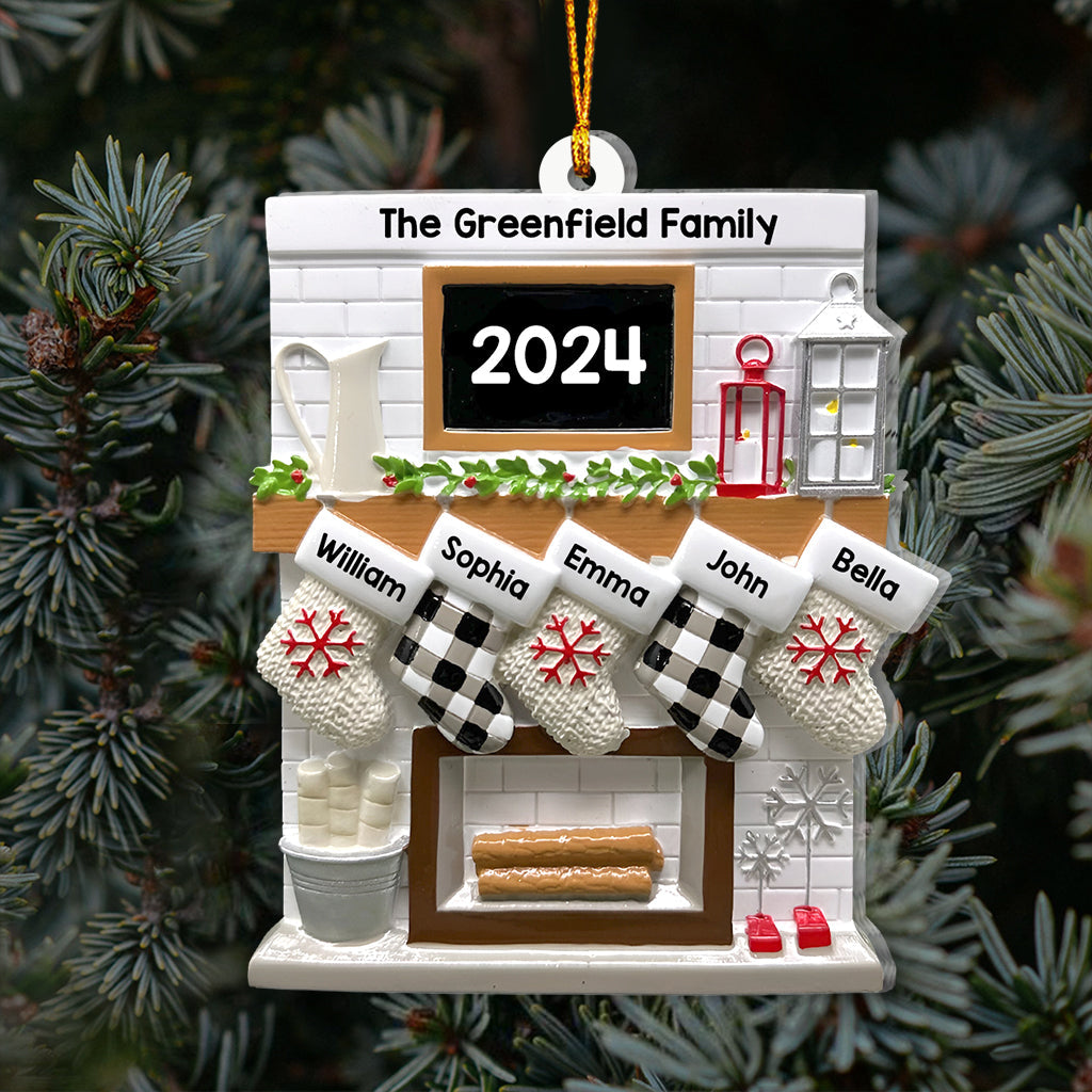 Merry Christmas - Personalized Family Ornament
