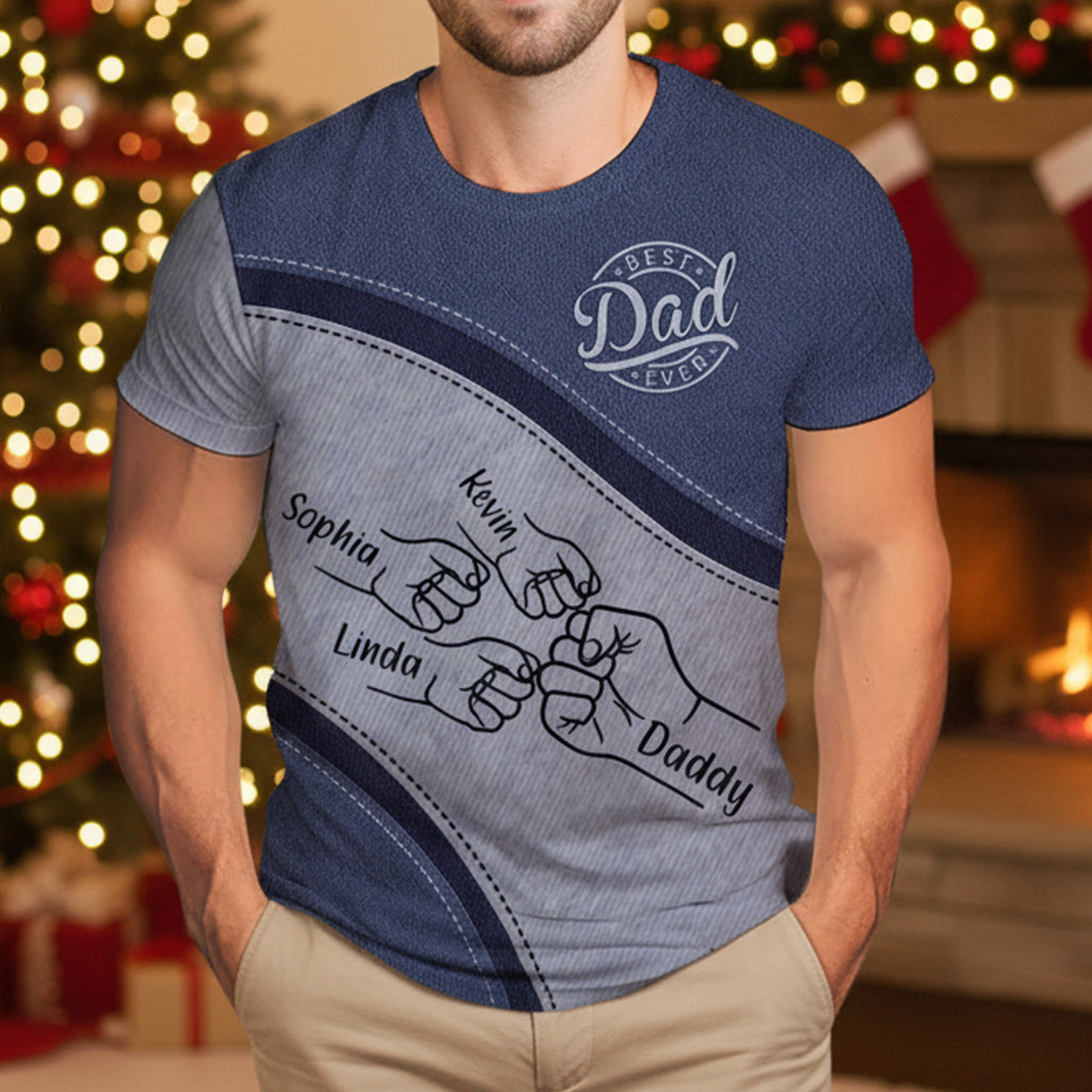 Best Dad Ever - Show Your Endless Love For Dad On This Christmas With Personalized Shirt