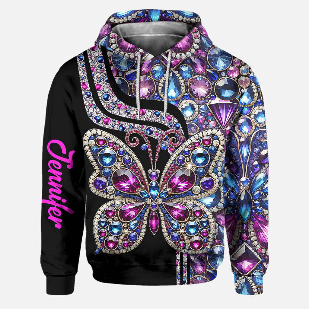 Beautiful Butterfly - Personalized Butterfly Hoodie and Leggings