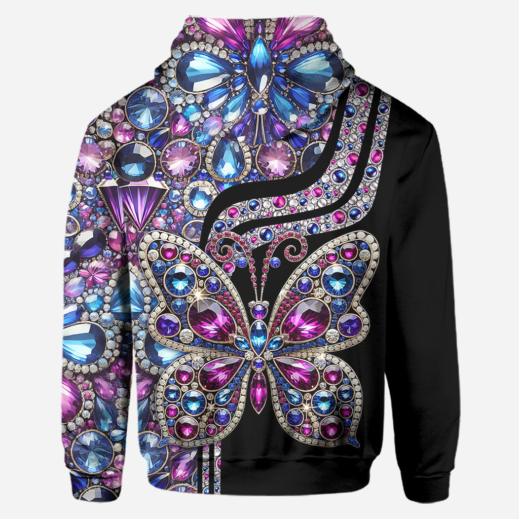 Beautiful Butterfly - Personalized Butterfly Hoodie and Leggings
