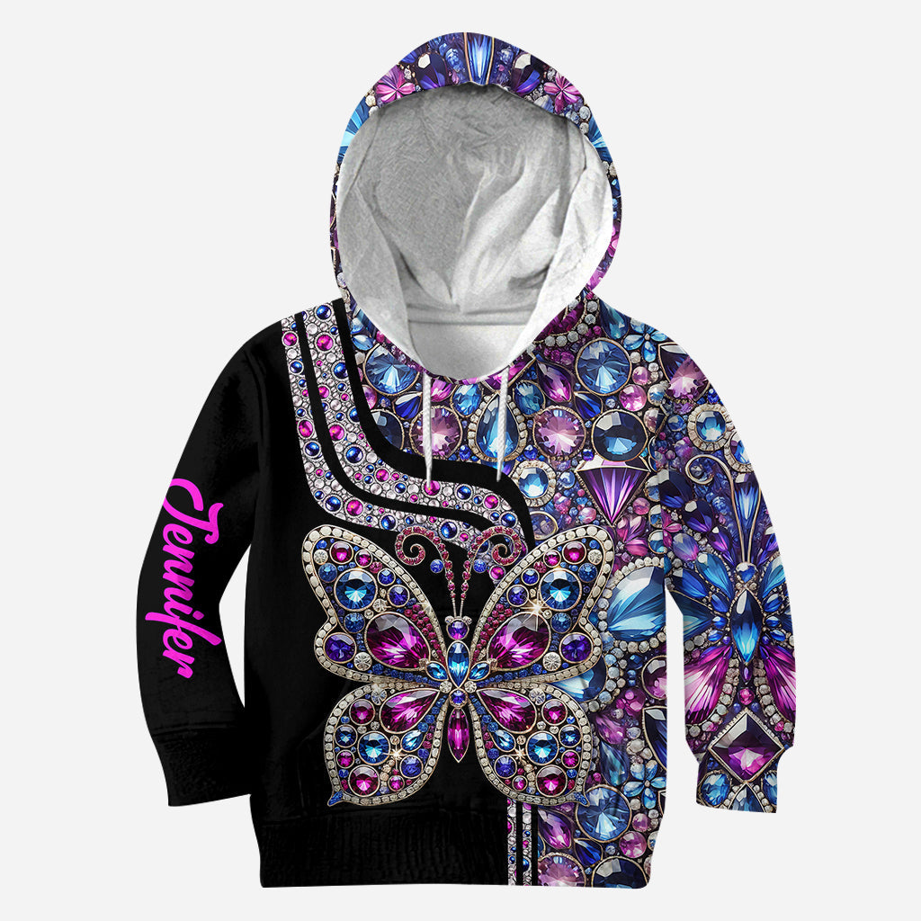 Beautiful Butterfly - Personalized Butterfly Hoodie and Leggings