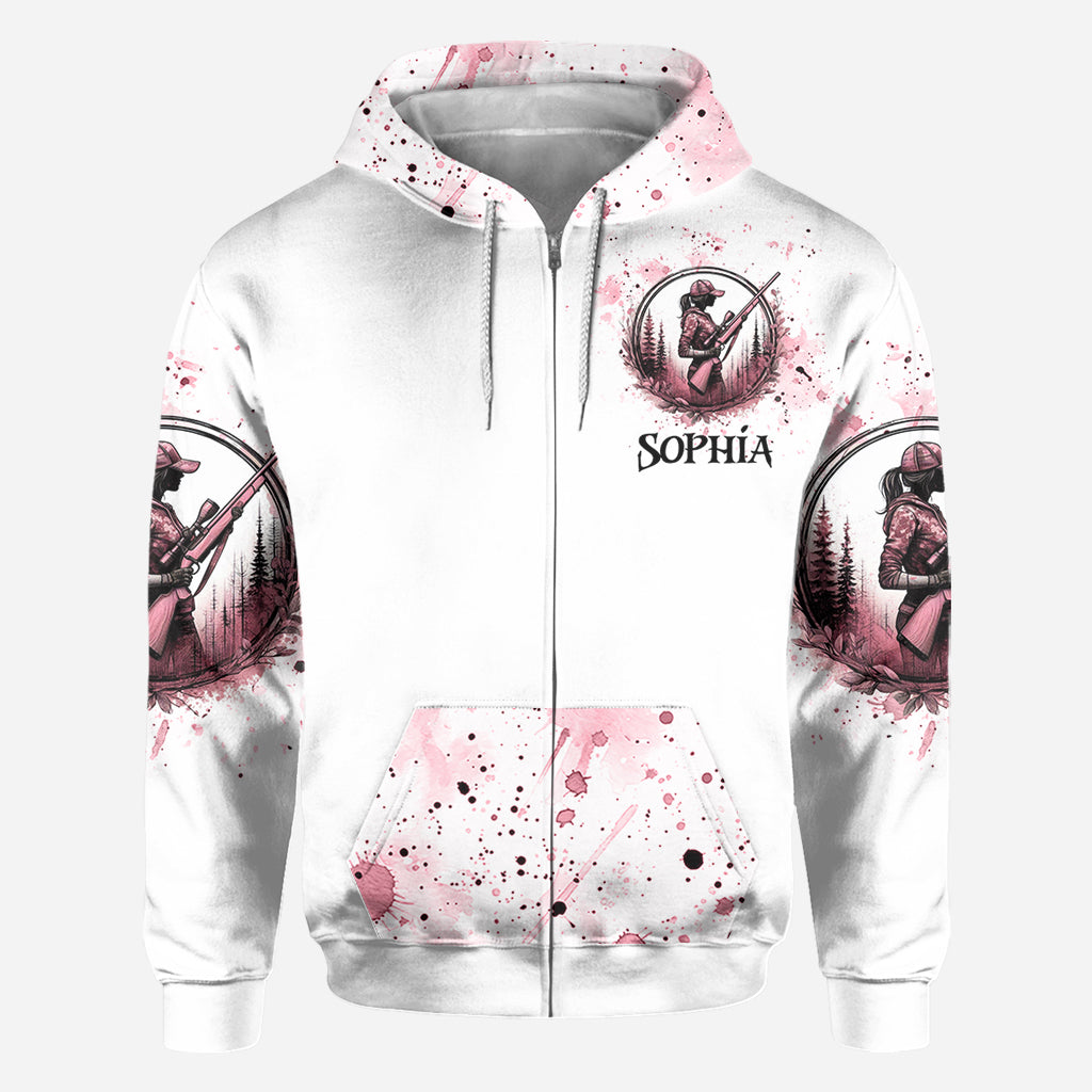 Pretty in Pink - Personalized Hunting All Over Shirt