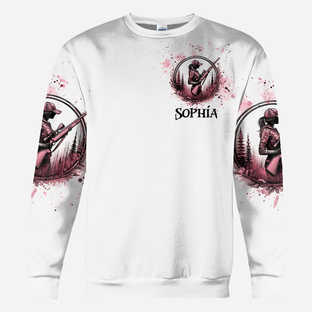 Pretty in Pink - Personalized Hunting All Over Shirt