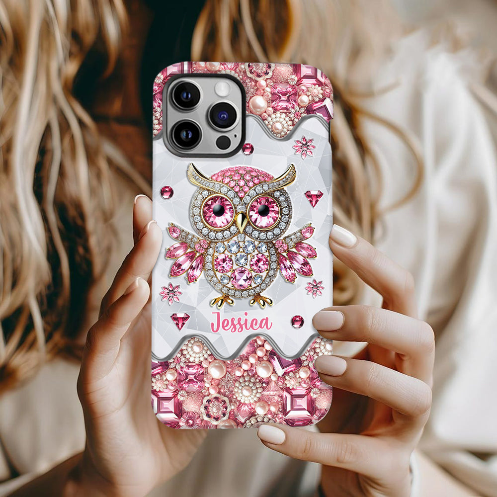 Just A Girl Who Loves Owls - Personalized Owl Full Print Phone Case