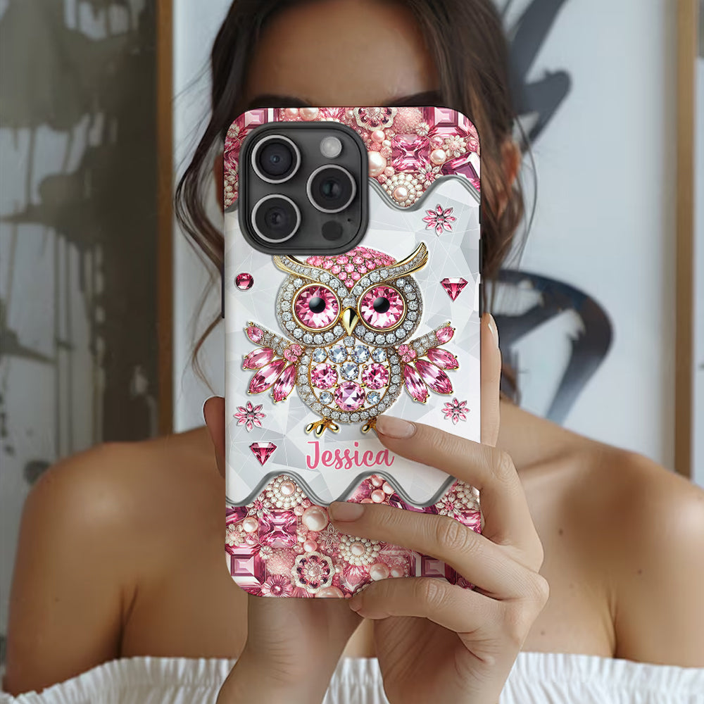 Just A Girl Who Loves Owls - Personalized Owl Full Print Phone Case