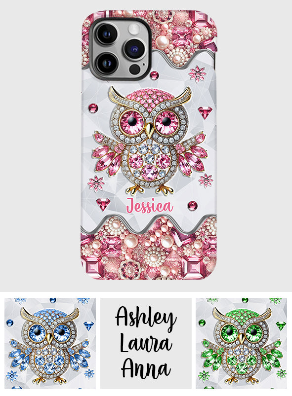 Just A Girl Who Loves Owls - Personalized Owl Full Print Phone Case