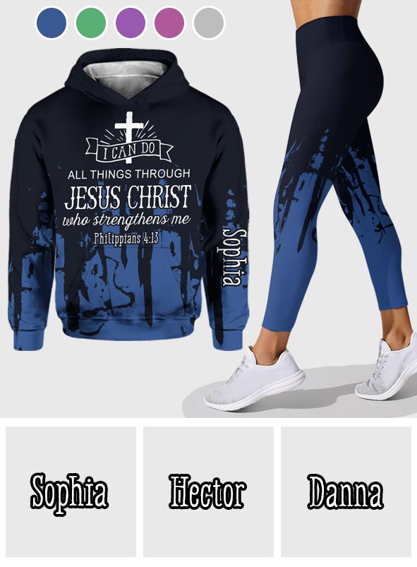 I Can Do Anything - Personalized Christian Hoodie and Leggings