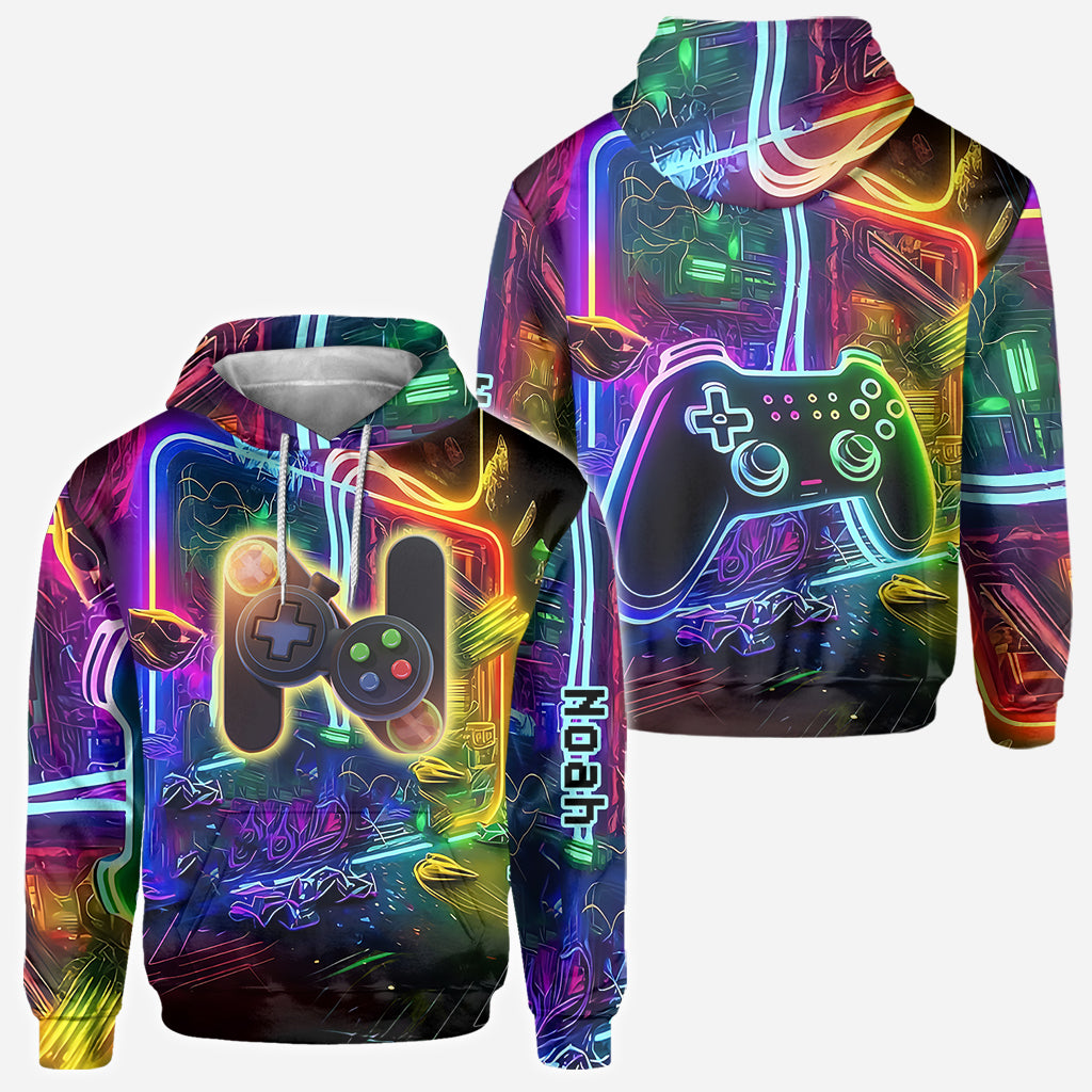 Gaming Alphabet - Personalized Kid All Over Shirt