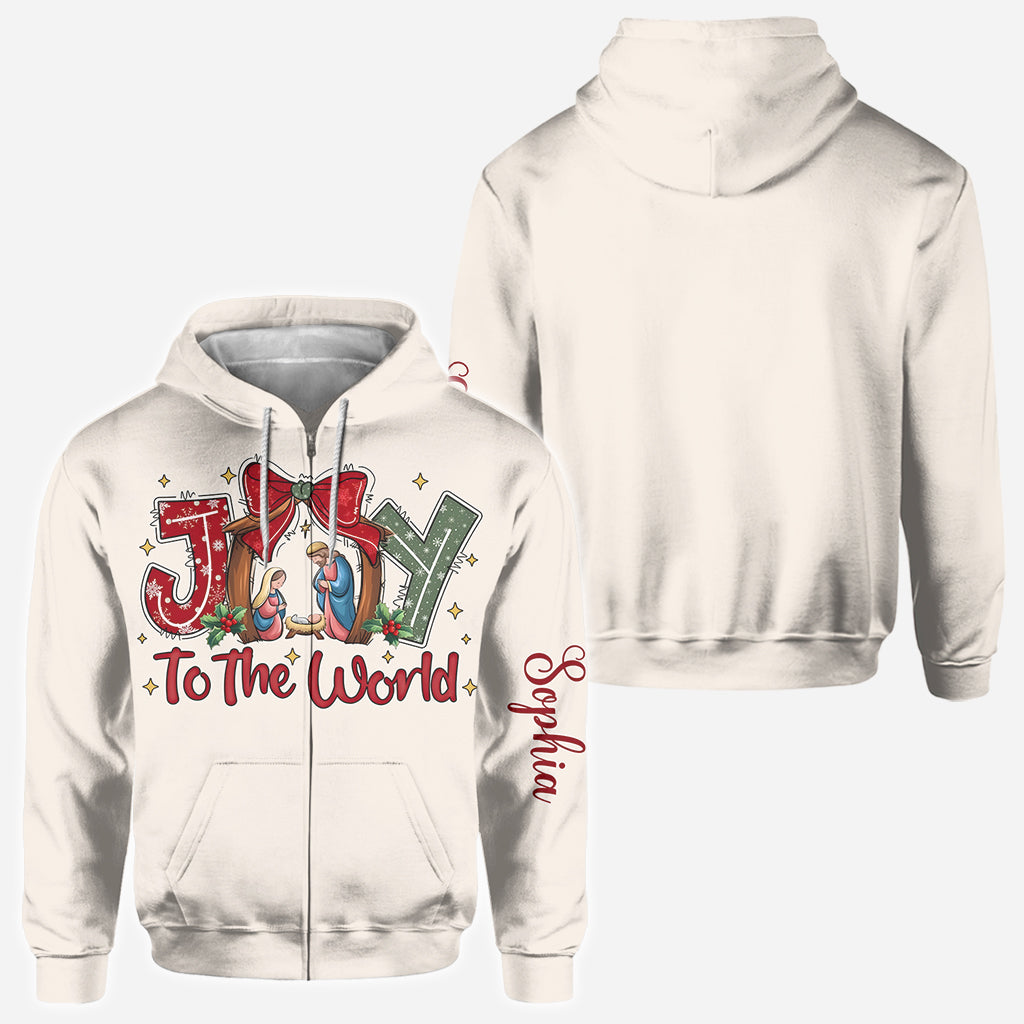 Joy Christmas - Personalized Christian All Over Shirt