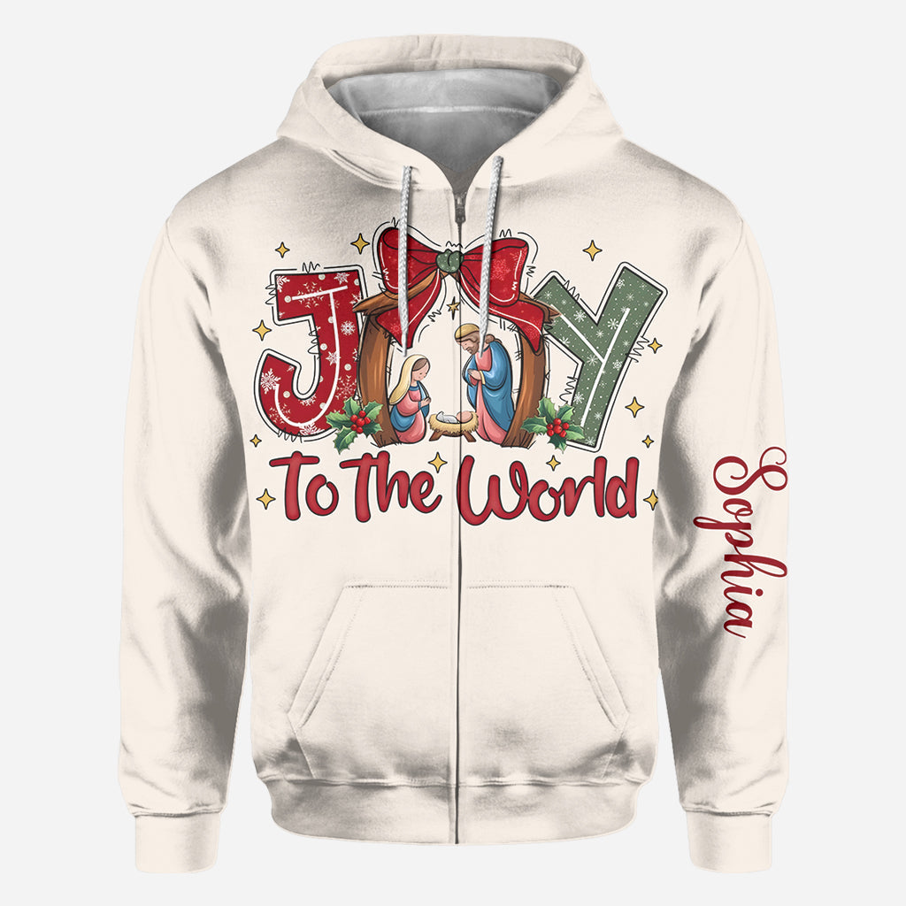 Joy Christmas - Personalized Christian All Over Shirt
